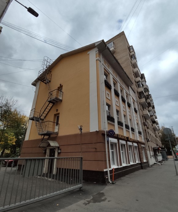 фасад дома, здание по адресу г Москва, ул Фадеева, д 9